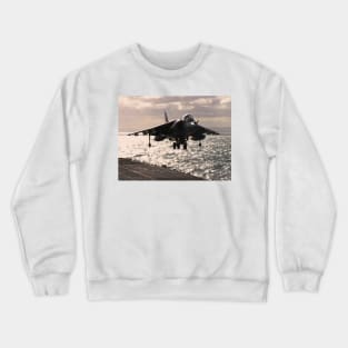 Harrier landing Crewneck Sweatshirt